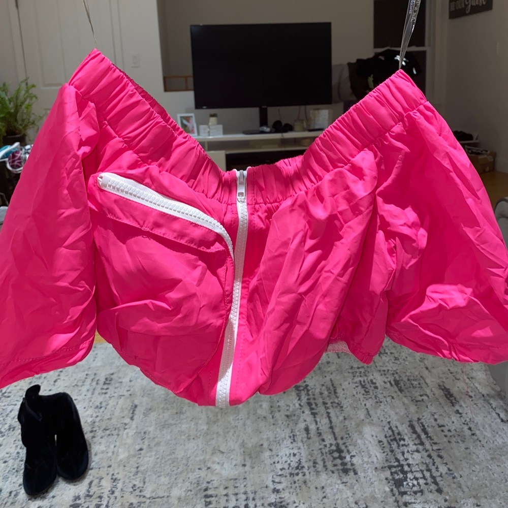 Trendy Hot pink crop top